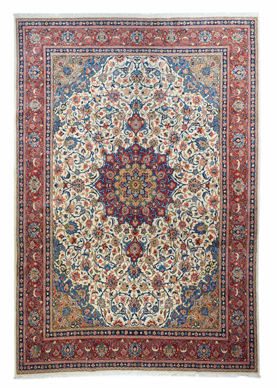 Vintage Sarouk Rug 8'2'' x 12'5''