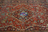 Antique Kashan Rug 4'4'' x 6'7''
