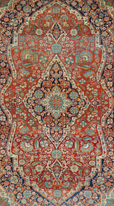 Antique Kashan Rug 4'4'' x 6'7''