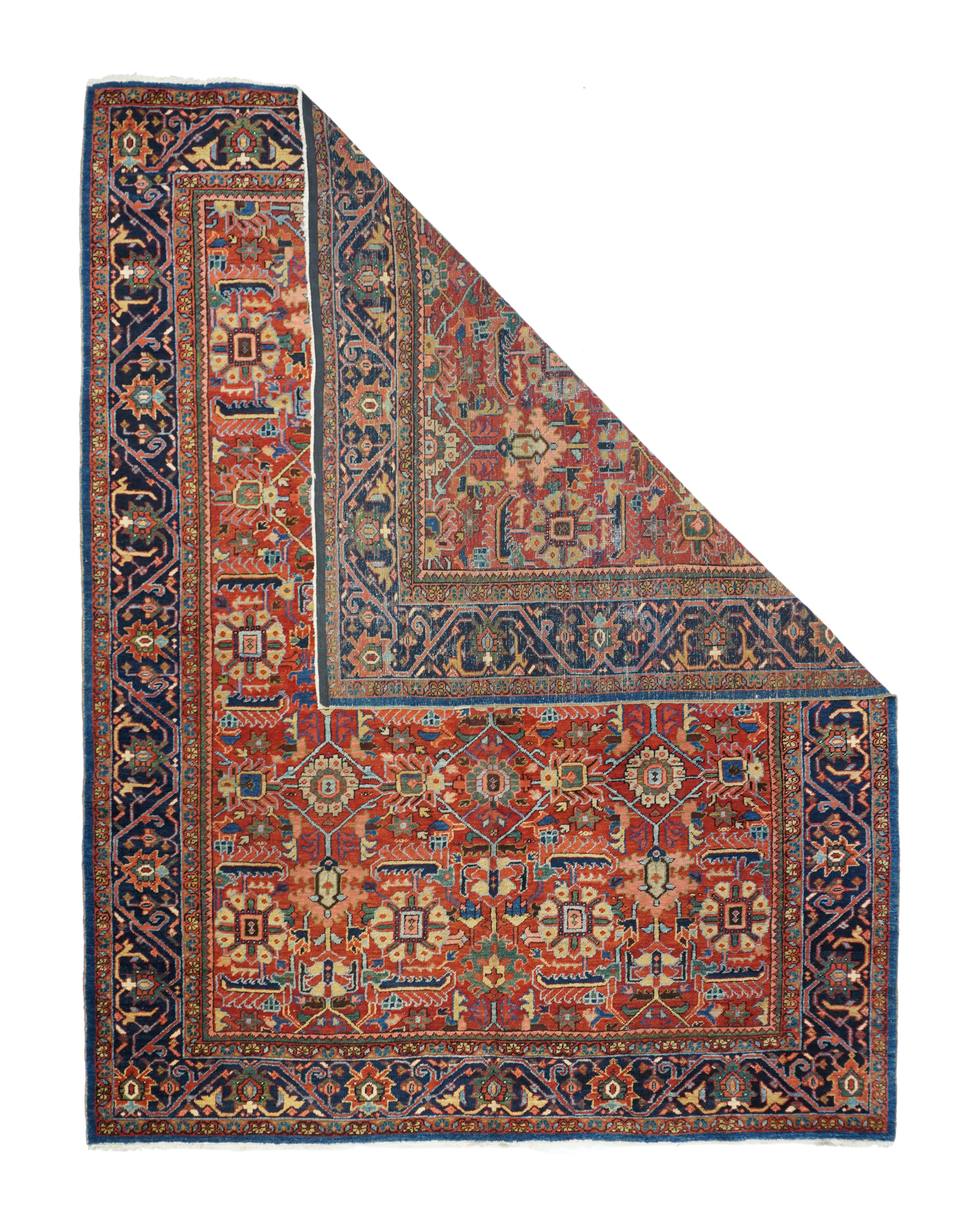 Antique Heriz Rug 8'5" x 10' 5''