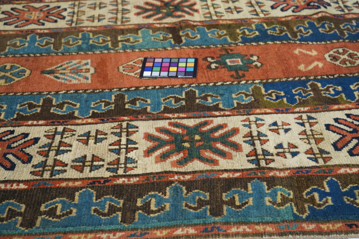 Antique Caucasian Kazak Rug 4'0'' x 6'8''