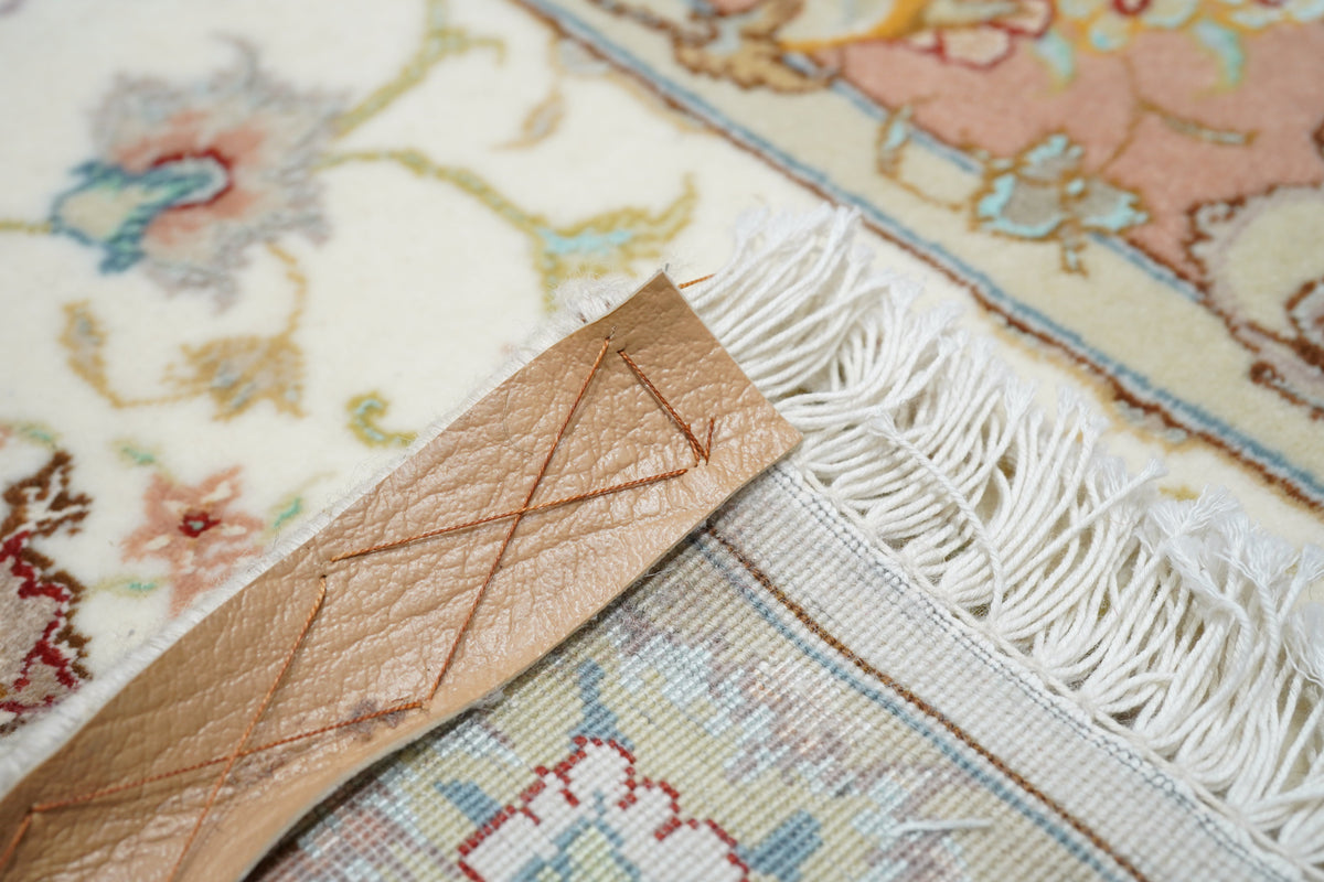 Extremely Fine Tabriz Woven by the Artist Master Weaver Wool & Silk Runner 2'7'' x 10'7''