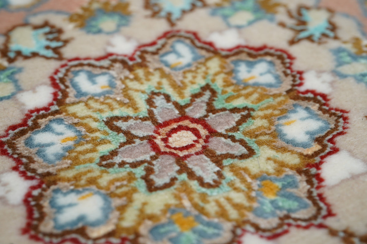 Extremely Fine Tabriz Woven by the Artist Master Weaver Wool & Silk Runner 2'7'' x 10'7''