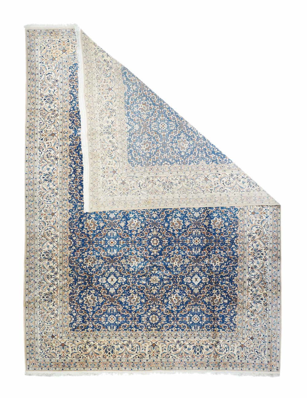 Extremely Fine  Nain HabibianRrug Wool & Silk 8'3'' x 11'9''