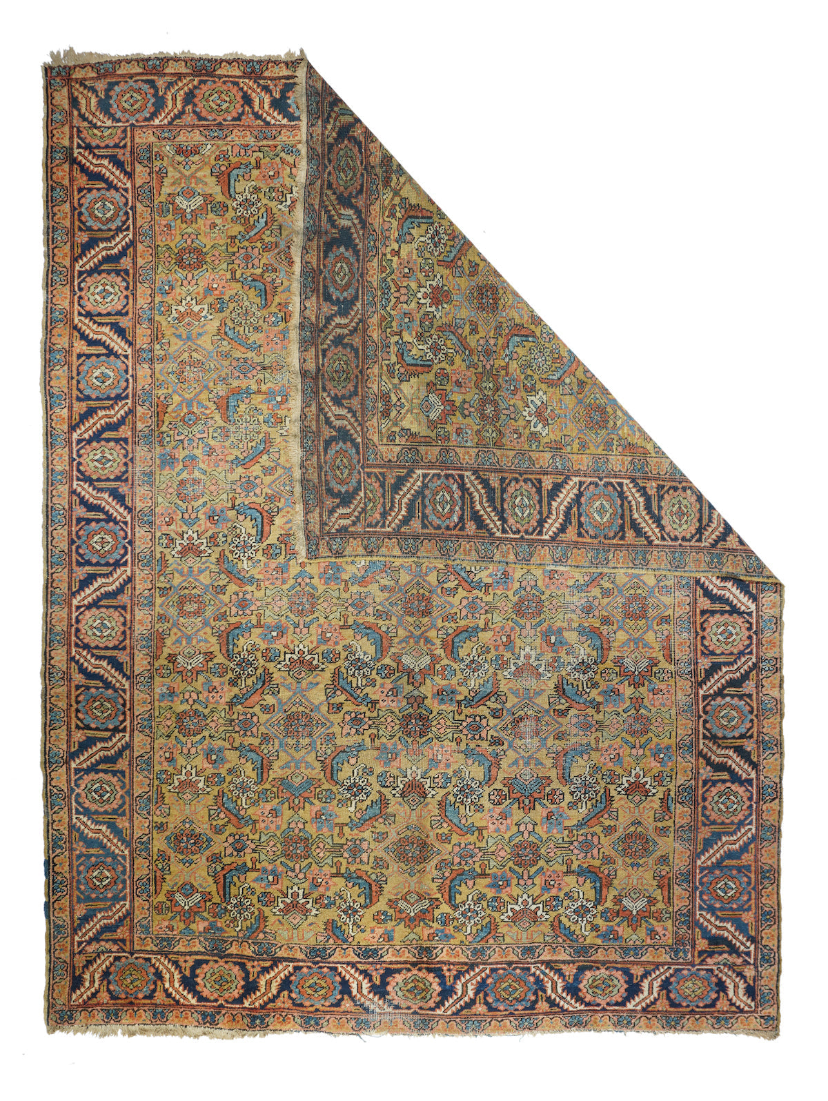Antique Heriz Rug 9'0" x 11'2''