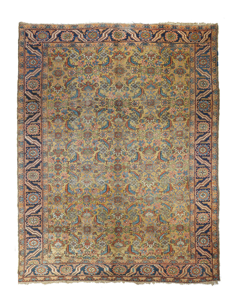 Antique Heriz Rug 9'0