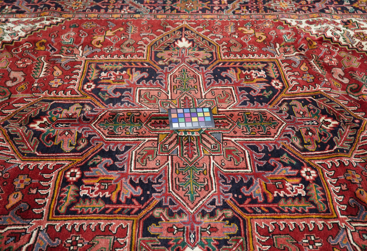 Vintage Heriz Rug 7'8'' x 11'0''