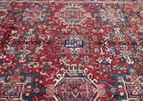 Fine Antique  Heriz Rug 7'6'' x 11'3''