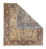 Antique  Heriz Rug 8' 5'' x 9' 2"