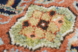 Antique  Heriz Rug 8' 5'' x 9' 2"