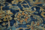 Antique Mohtasham Kashan Rug 4'2" x 6' 2"
