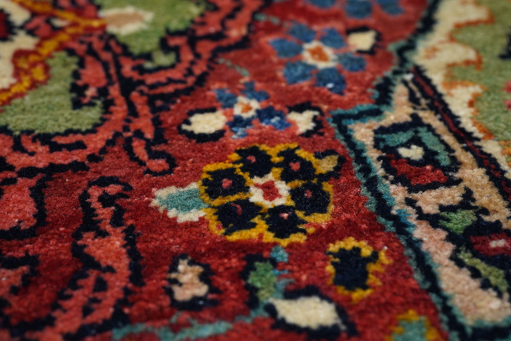 Vintage Sarouk (One of pair) Rug 4'4'' x 6'10''