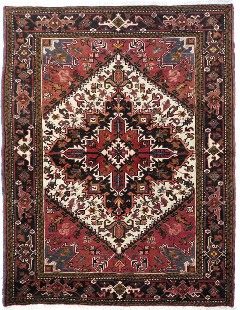 Vintage Heriz Rug 5'0