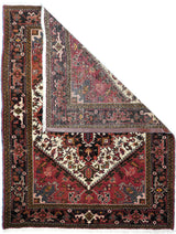 Vintage Heriz Rug 5'0" x 8'3''