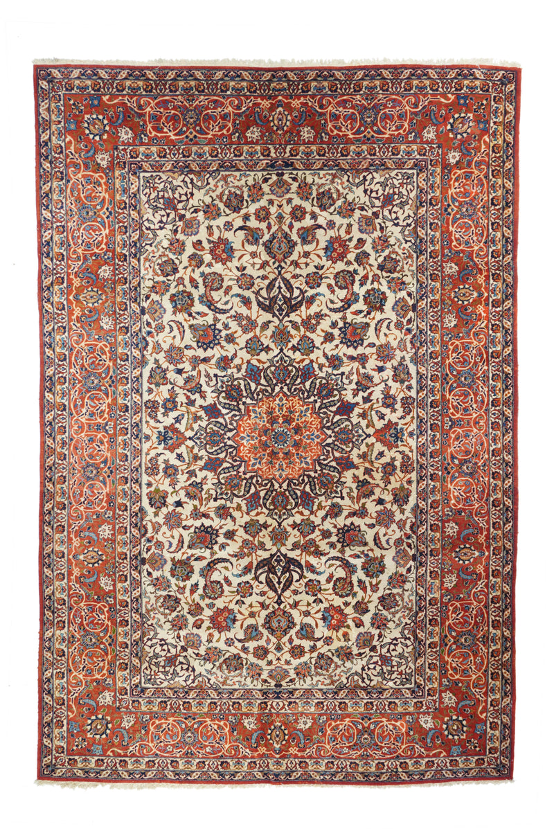 Vintage Isfahan Rug 7' 0