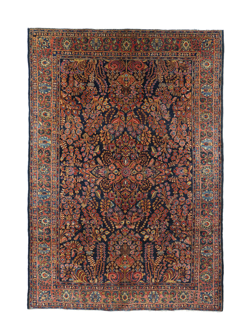 Antique Sarouk Rug 6'2'' x 9'0''