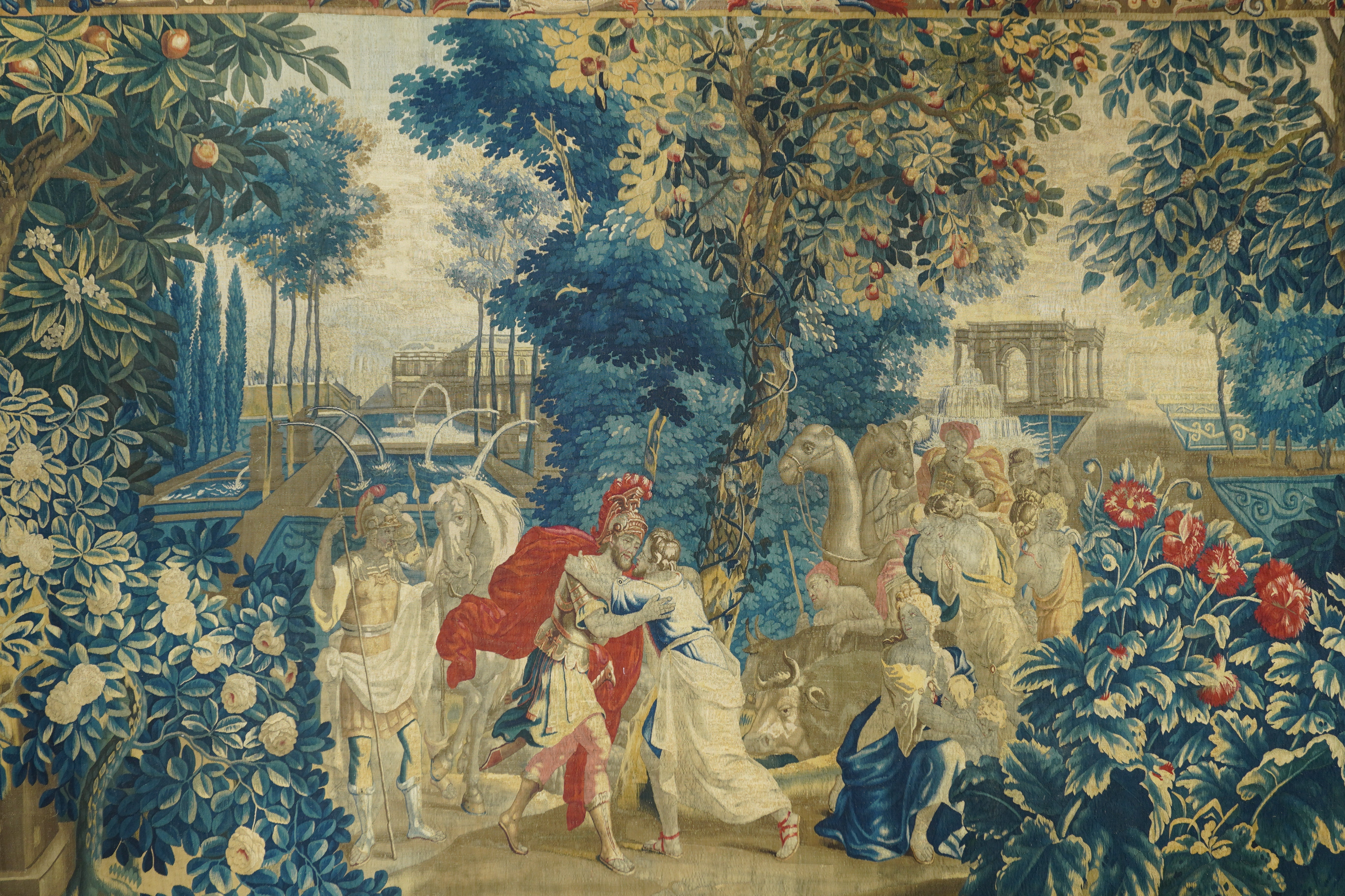 Brussel Tapestry ''The Concord Siria By The Roman" 9'2'' x 14'1''