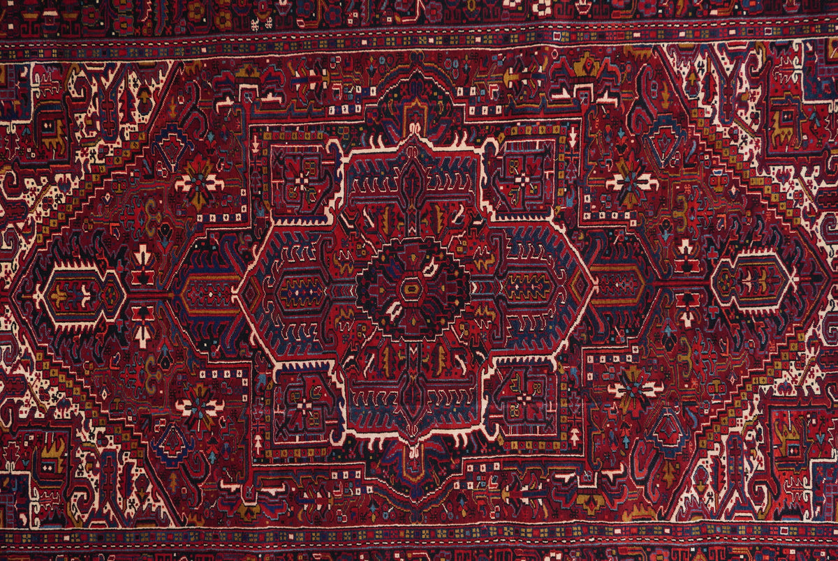Vintage Heriz Rug 8'0'' x 11'8''