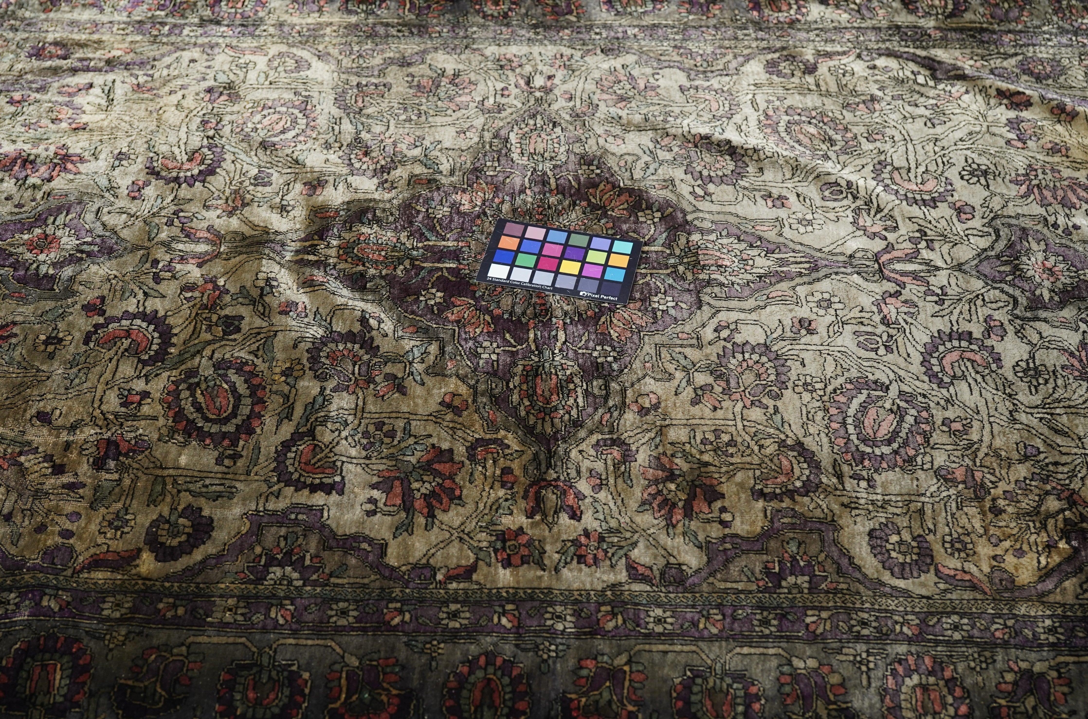 Antique Silk Mohtasham Rug 3'11'' x 6'2''
