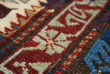Antique Caucasian Shirvan Rug 3'4'' x 5'3''