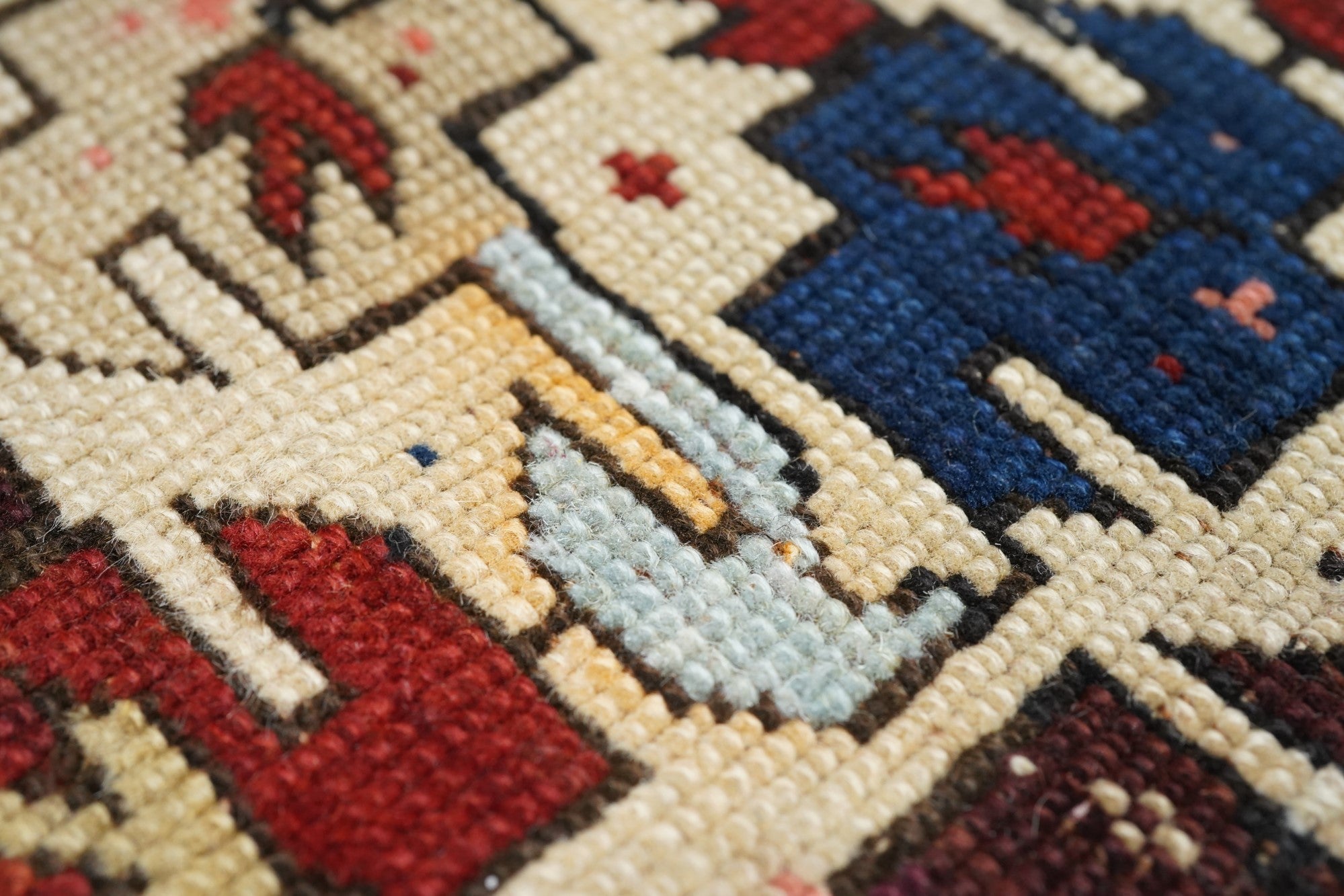 Antique Caucasian Shirvan Rug 3'4'' x 5'3''