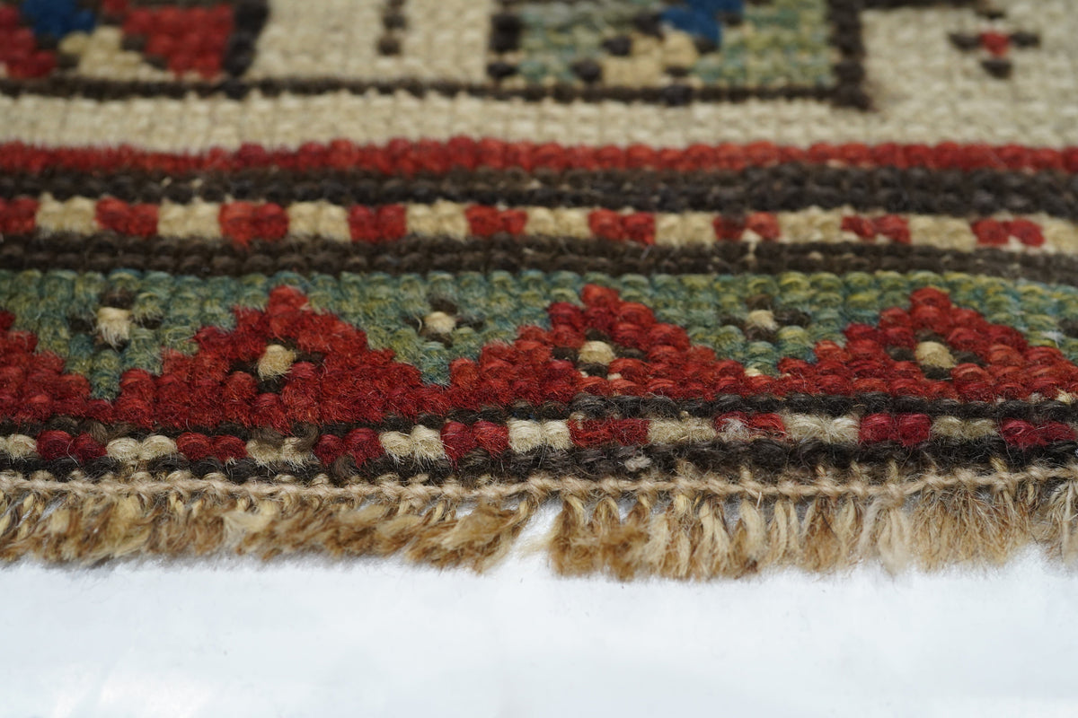 Antique Caucasian Kazak Rug 3'1'' x 3'9''