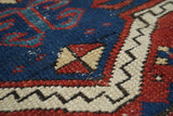 Antique Caucasian Kazak Rug 3'1'' x 3'9''