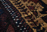 Vintage Baluch Rug 1'7'' x 2'9''