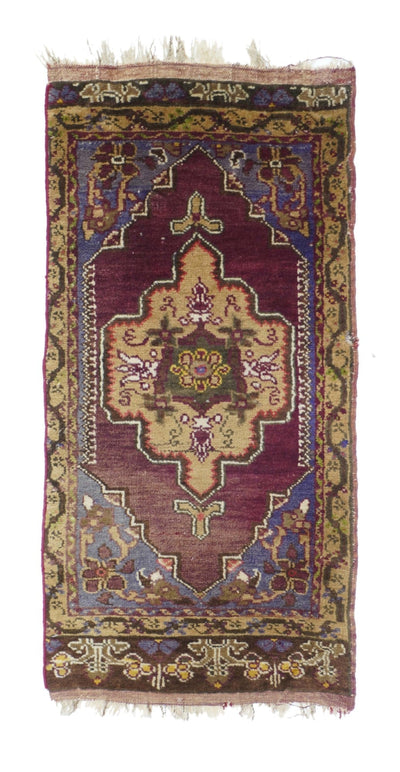 Vintage Turkish Rug 1'8'' x 3'9''