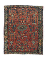 Antique Sarouk Rug 1'8'' x 2'3''