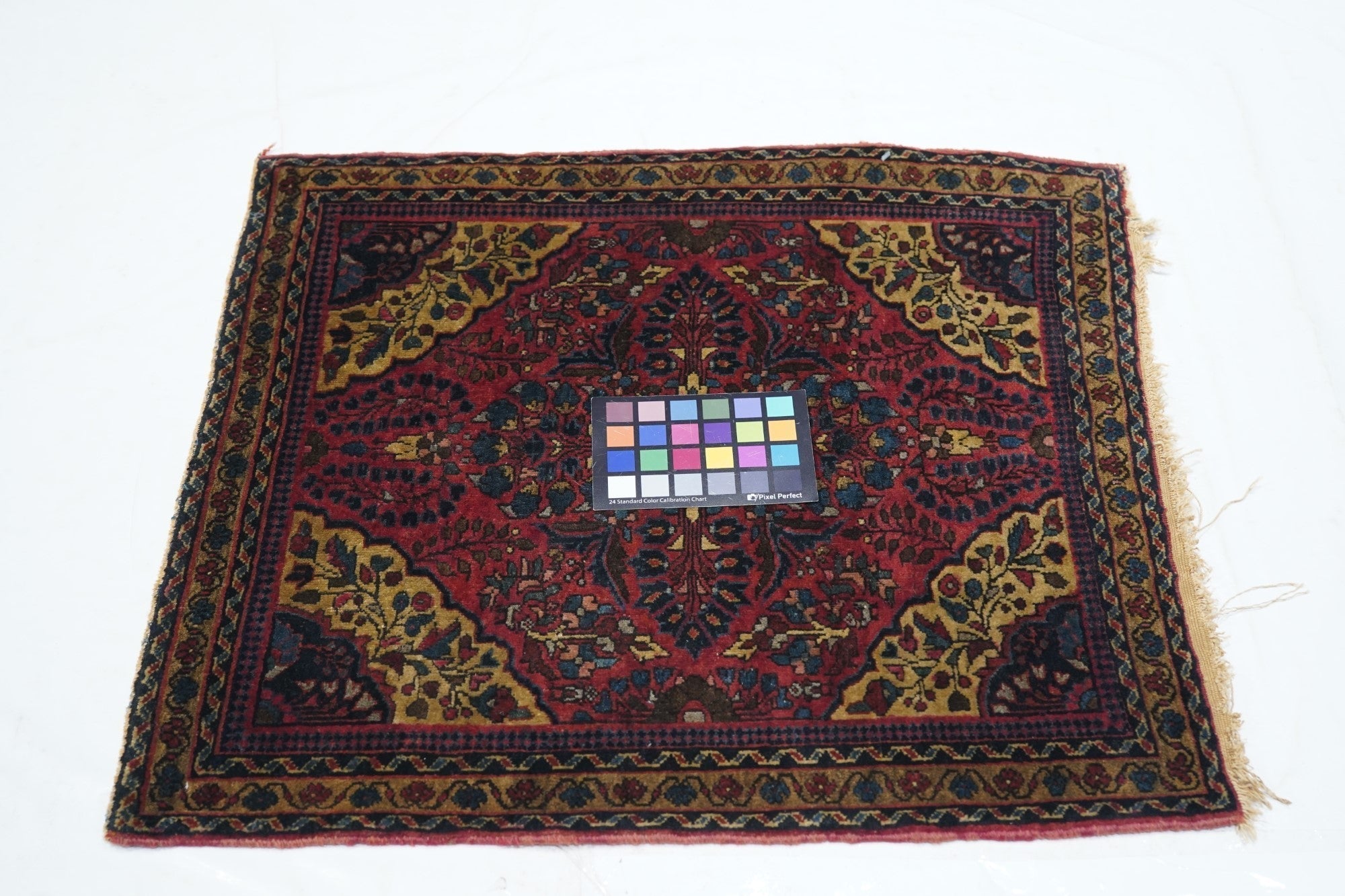 Antique Sarouk Rug 2'0" x 2'2''