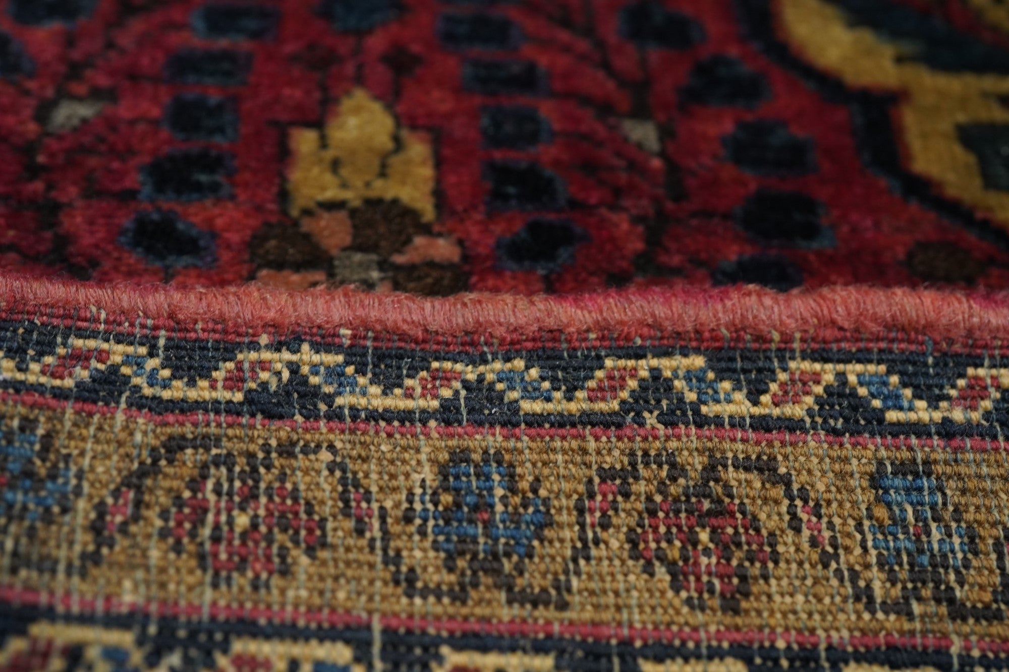 Antique Sarouk Rug 2'0" x 2'2''