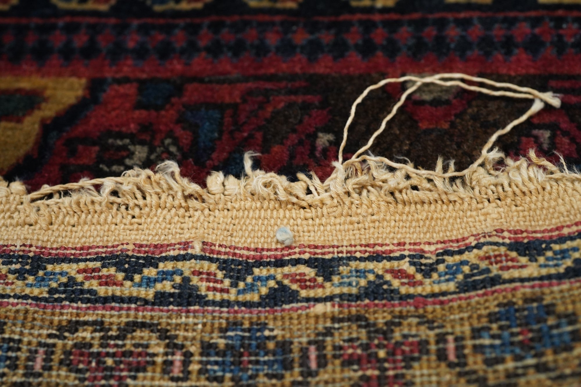 Antique Sarouk Rug 2'0" x 2'2''