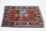 Antique Sarouk Rug 1'8'' x 2'6''