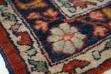 Antique Sarouk Rug 1'8'' x 2'6''