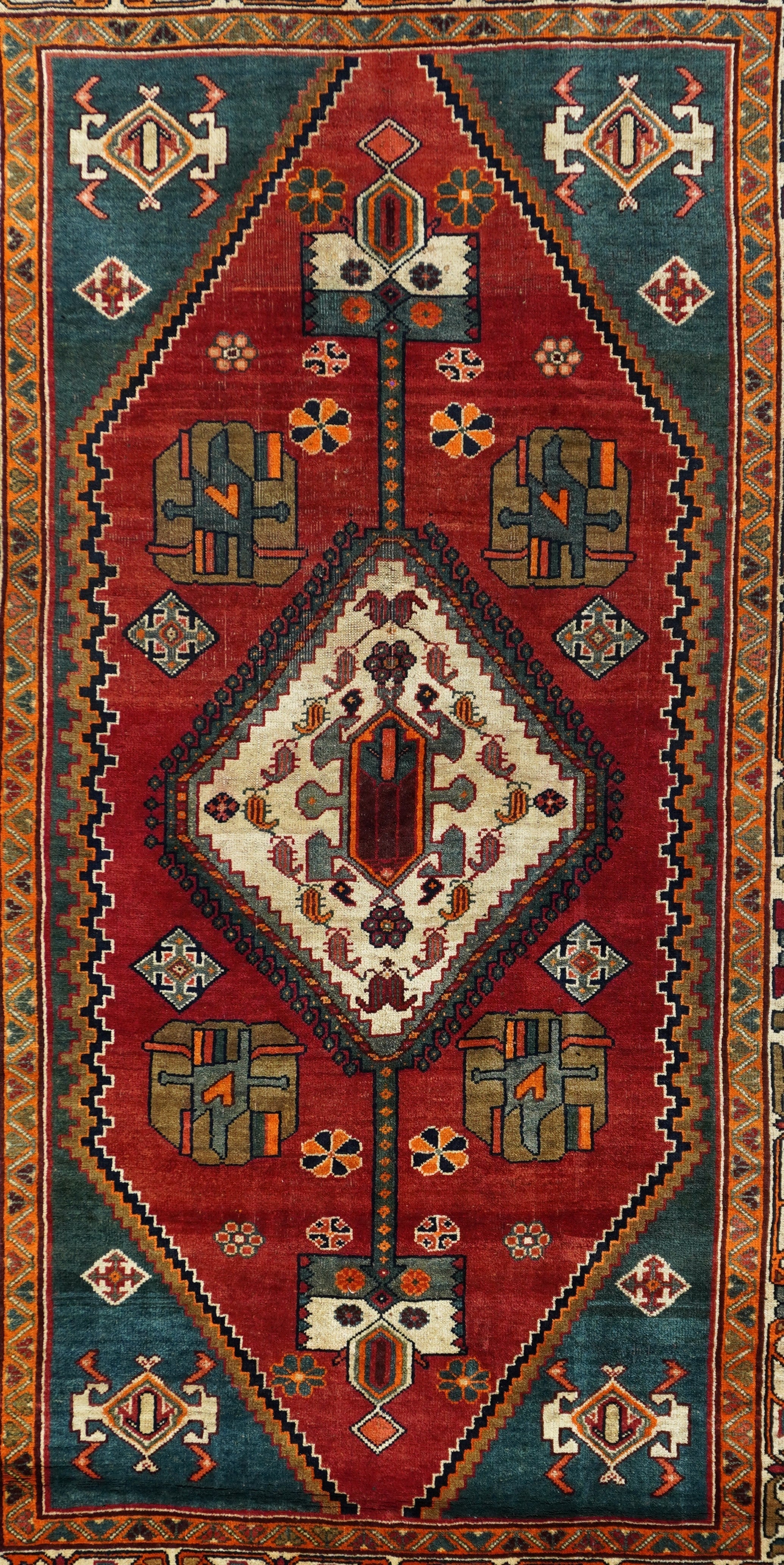 Vintage Bakhtiari Rug 4'9'' x 8'3''