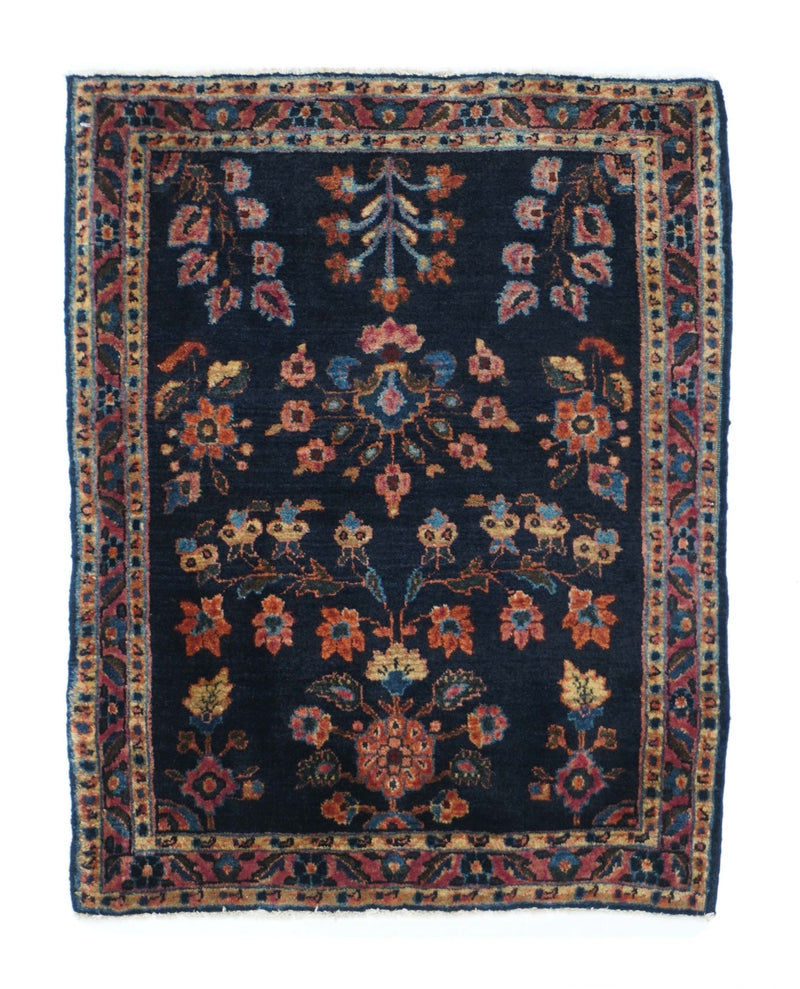 Antique Sarouk Rug 1'11'' x 2'7''