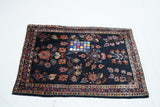 Antique Sarouk Rug 1'11'' x 2'7''
