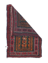 Vintage Baluch Rug 1'10'' x 2'7''