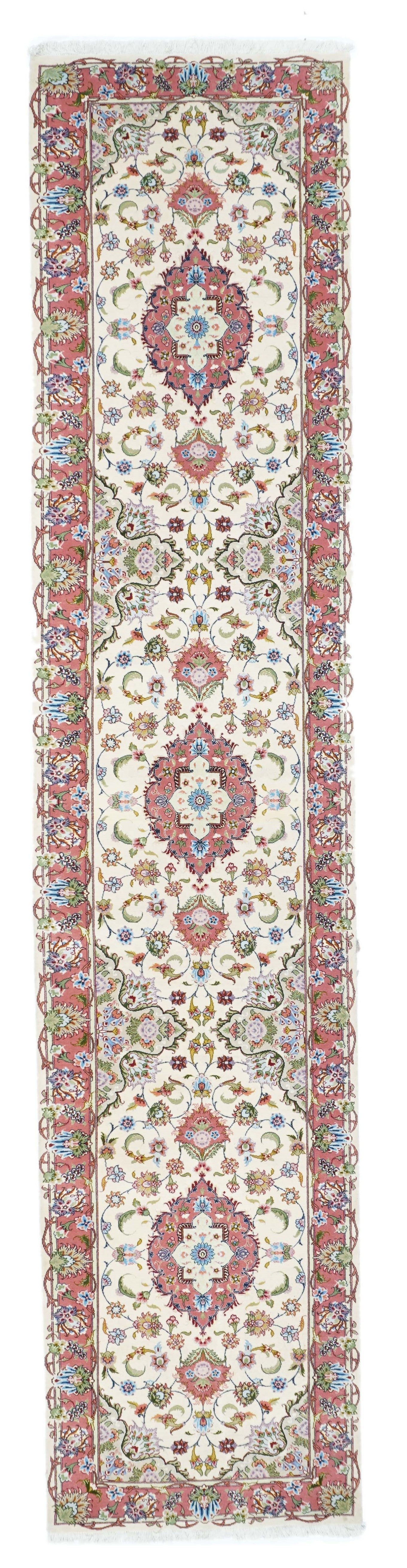 Vintage Tabriz Runner 2'9'' x 12'9''