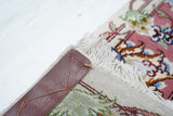 Extremely fine  Tabriz 70 Raj. Wool and Silk with a Silk Foundation Runner 2'9'' x 12'9''