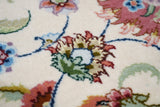 Extremely fine  Tabriz 70 Raj. Wool and Silk with a Silk Foundation Runner 2'9'' x 12'9''