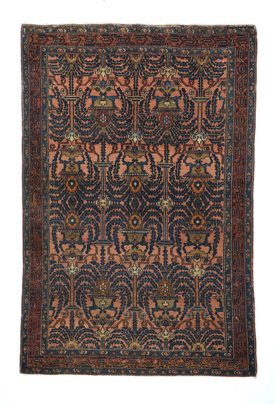 Antique Bibikabad Rug 4'3'' x 6'5''