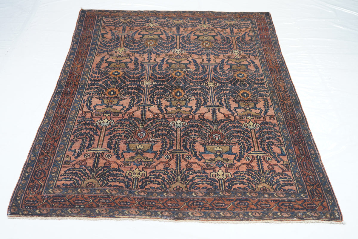Antique Bibikabad Rug 4'3'' x 6'5''