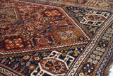 Antique Tribal Qashqai Rug 5'5'' x 8'6''