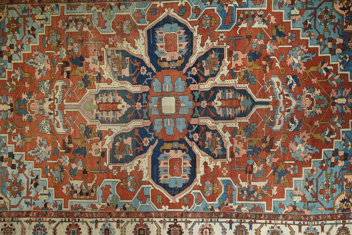 Antique Serapi Rug 9'11'' x 15'3''