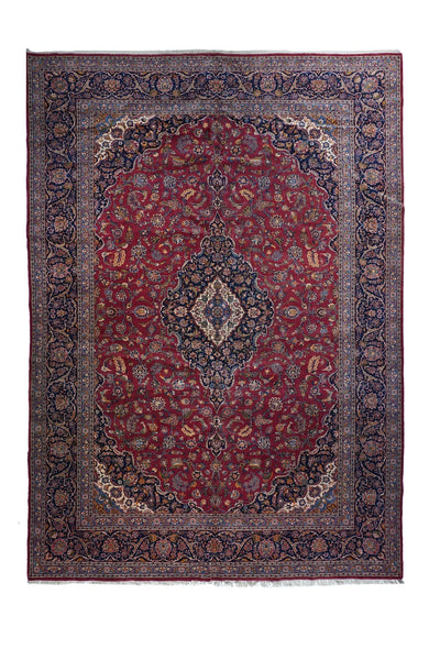 Vintage  Kashan Rug 10'4'' x 14'0