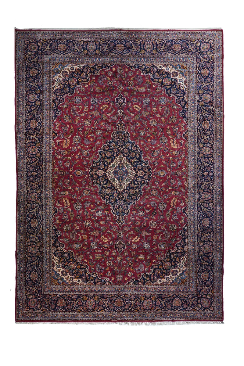 Vintage  Kashan Rug 10'4'' x 14'0