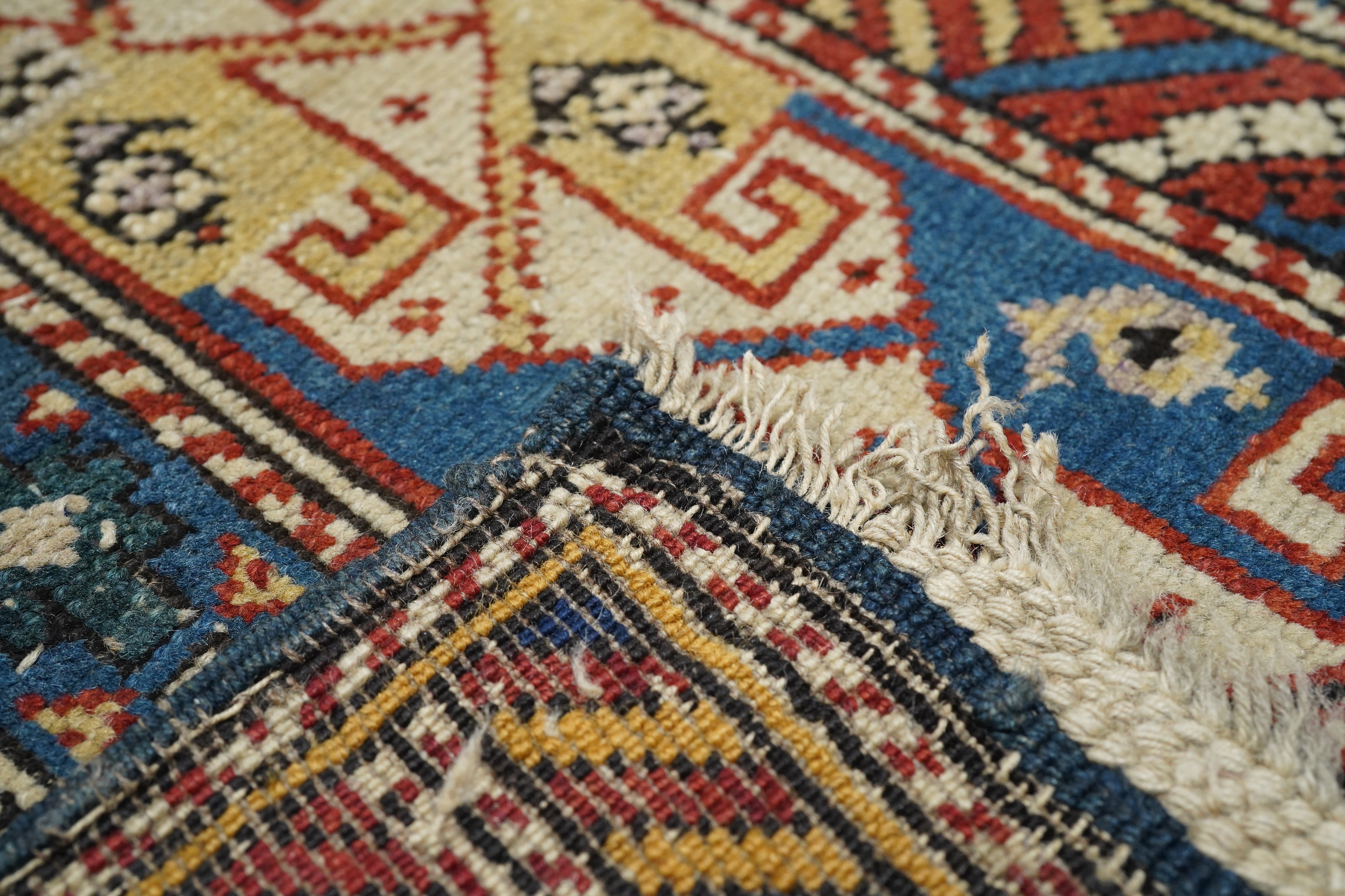 Antique Kuba Rug 3'5'' x 5'9''
