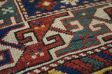 Antique Kuba Rug 3'5'' x 5'9''